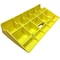 Electriduct Cable Ramp, 4 in H, 10-1/2 in L, 19-1/4 in W, 1 Channel, Polypropylene, Yellow CR-RPS-PP4-YL - alternate 2